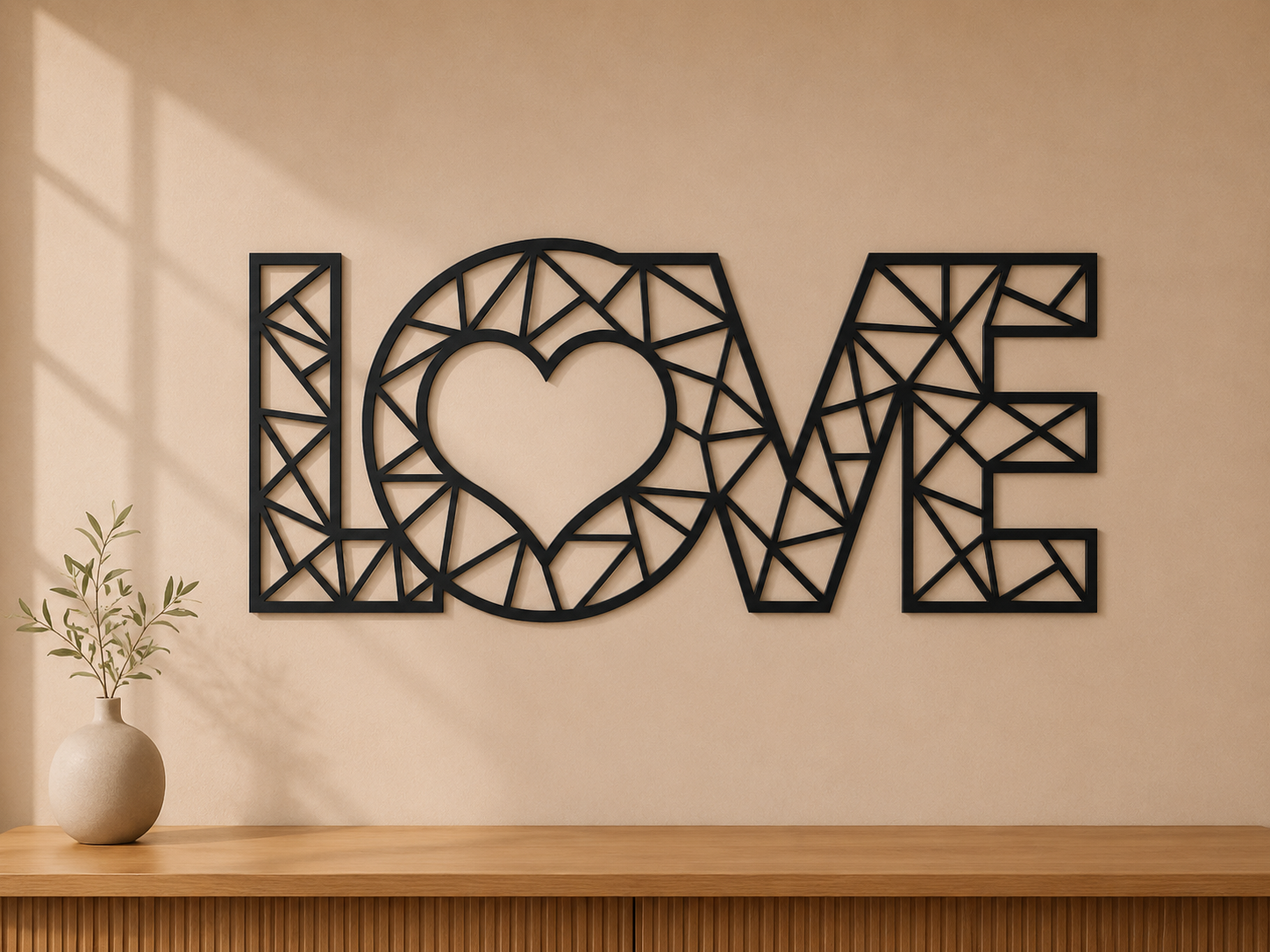 Настінне панно «Love Geometrical»